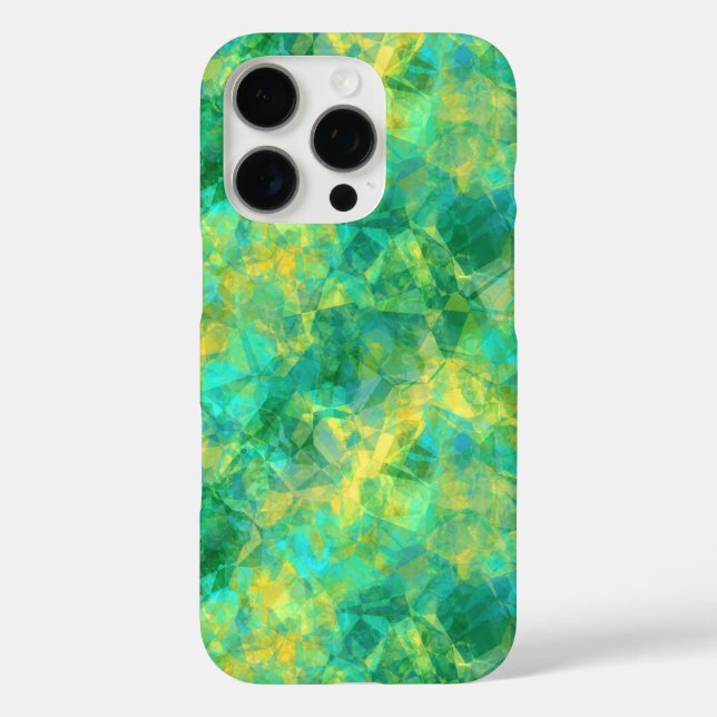 Emerald Green Crumpled Texture Case-Mate iPhone Case (Back)