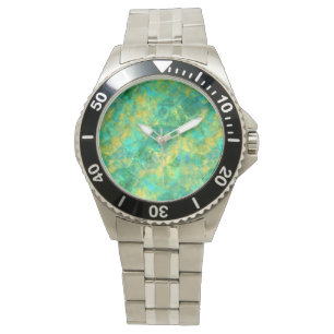 Emerald Green Crumpled Texture Watch