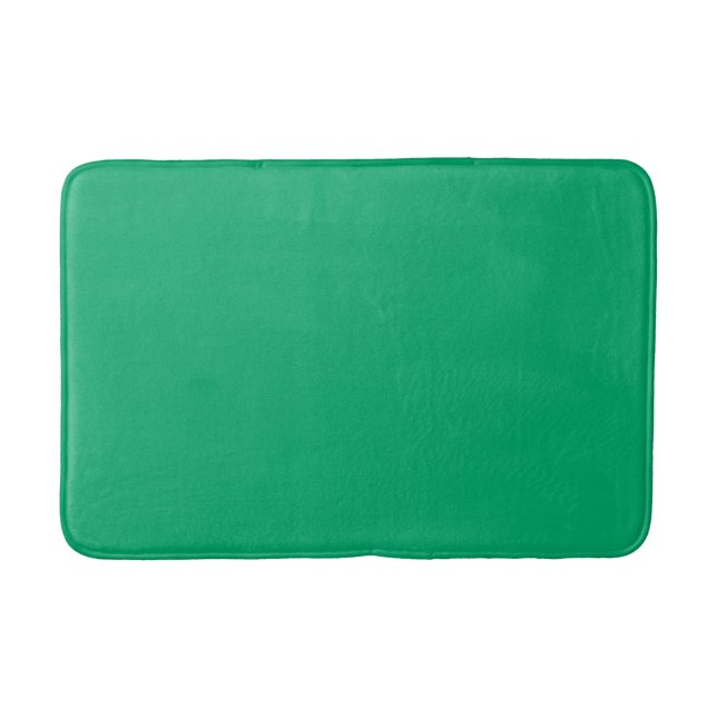 Emerald Green Custom Bath Mat (Front)