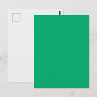 Emerald Green Custom Postcard
