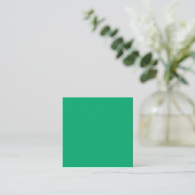 Emerald Green Discount Card Template – Customize (Standing Front)
