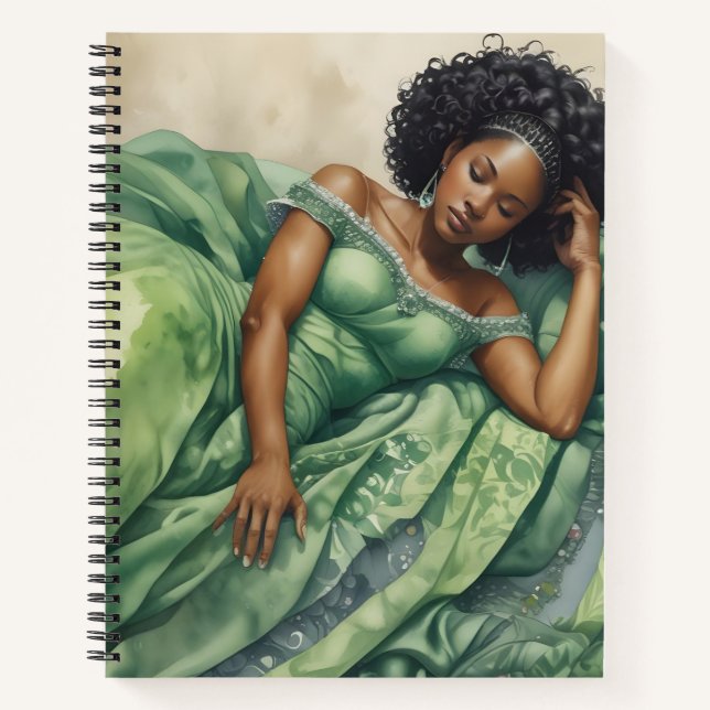 Emerald Green Dream Notebook (Front)