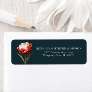 Emerald Green et Red Tulip Mariage Retour