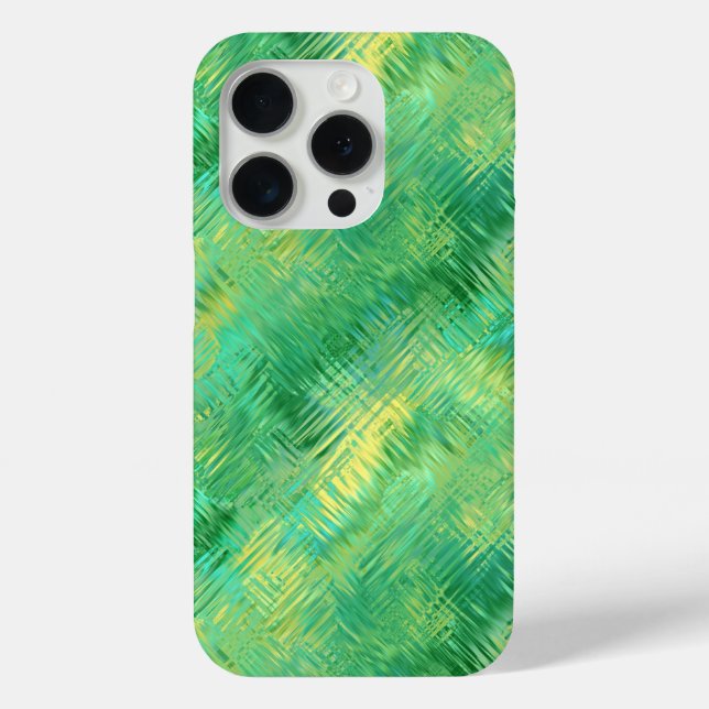 Emerald Green Glassy Texture Case-Mate iPhone Case (Back)