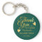 Emerald Green Gold 50 Birthday Thank You Favour   