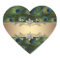 Emerald Green Gold Elegant Peacock Stickers