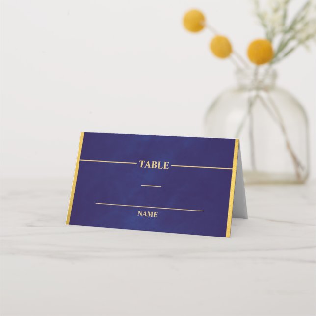 Emerald Green Gold Fairy Tale Whimsical Place Card (Front)