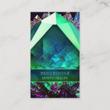 Emerald Green Jewel Mystic Healer Gemstone Crystal