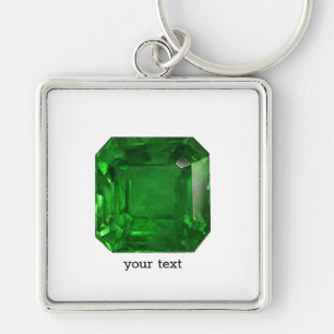 Emerald Green Keychain