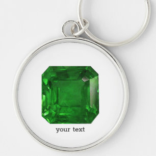 Emerald Green Keychain