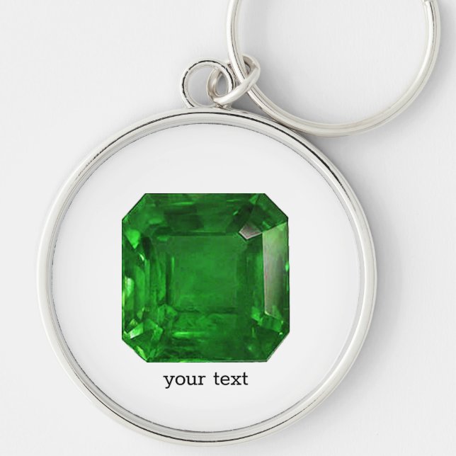 Emerald Green Keychain (Front)