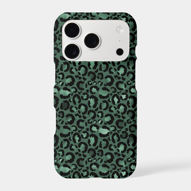 Emerald Green Leopard Print (Back)