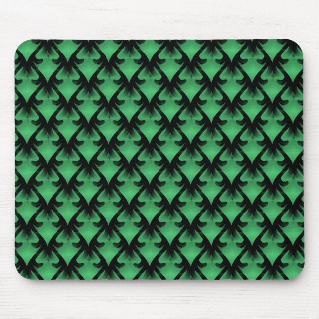 Emerald Green Metropolitan Glam Mousepad (Front)