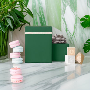 Emerald Green Minimalist Solid Color  Wrapping Paper