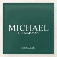 Emerald Green Personalized Groomsmen