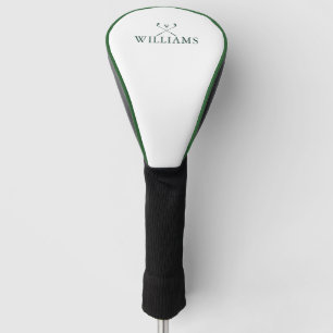 Emerald Green Personalized Name Golf Clubs Golf Head Cover