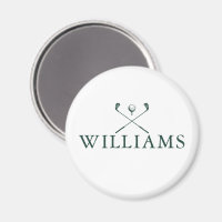 Emerald Green Personalized Name Golf Clubs