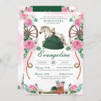 Emerald Green Pink Roses Enchanted Charro Quince