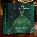 Emerald Green Quinceanera Photo Album and Planner Binder<br><div class="desc">Keep your special day organized and memorable with the Emerald Green Quinceañera Photo Album and Planner. This elegant planner features a vibrant emerald green cover, perfect for keeping track of all your event details while also preserving your most cherished memories. With space to plan every detail, from the ceremony to...</div>