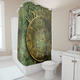 Emerald Green Rustic Steampunk Clock (12)