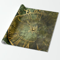 Emerald Green Rustic Steampunk Clock (12)