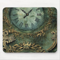 Emerald Green Rustic Steampunk Clock (1)
