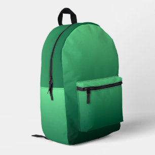 Emerald Green Shades  Printed Backpack