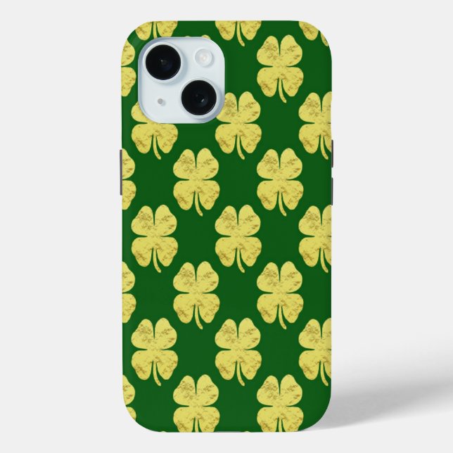 Emerald Green Shamrock cases (Back)