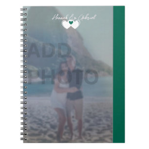 Emerald Green Spiral Photo Notebook