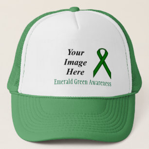 Emerald Green Standard Ribbon by Kenneth Yoncich Trucker Hat