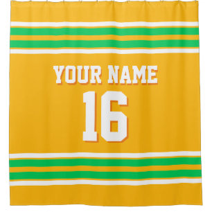 Emerald Green White Stripes Sports Jersey