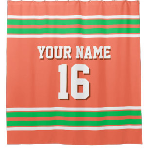Emerald Green White Stripes Sports Jersey