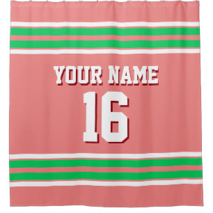 Emerald Green White Stripes Sports Jersey