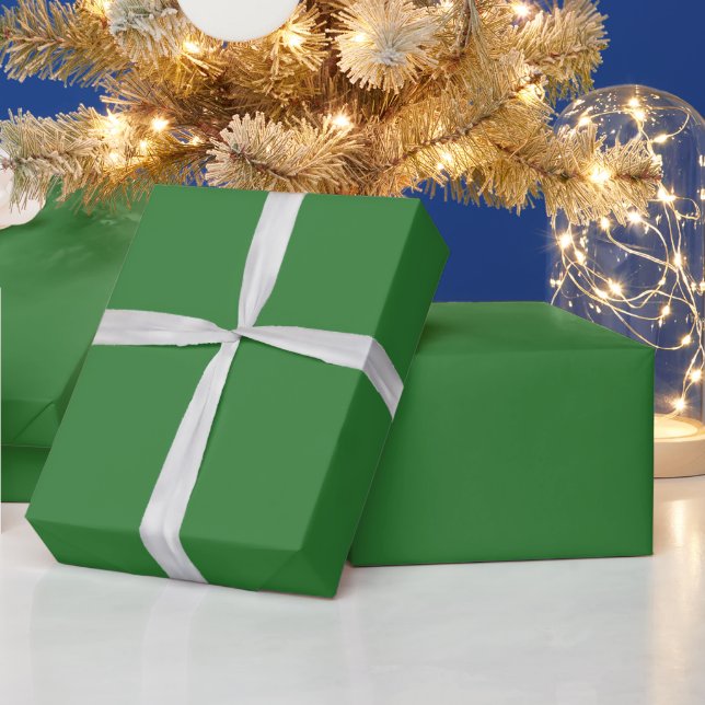 Emerald Green Wrapping Paper Sheet for Any Occasio (Holidays)