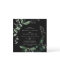 Emerald Greenery | Black Square Wedding