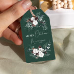 Emerald Greenery Vintage Merry Christmas Gift Tags<br><div class="desc">Welcome to our enchanting Emerald Greenery Vintage Merry Christmas Gift Tags design, where vintage charm meets modern elegance. This design features intricate watercolor greenery and subtly elegant calligraphy with simple typography, capturing the essence of traditional coziness and rustic cottage core. With a touch of retro flair and a dash of...</div>
