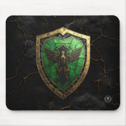 Emerald Guardian Eagle Gaming  Mouse Pad