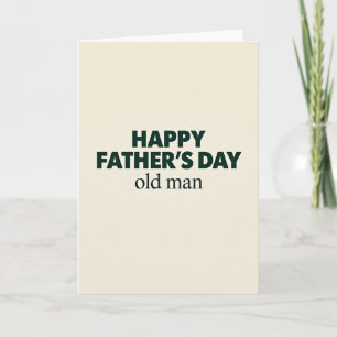 Emerald Happy Fathers Day Card