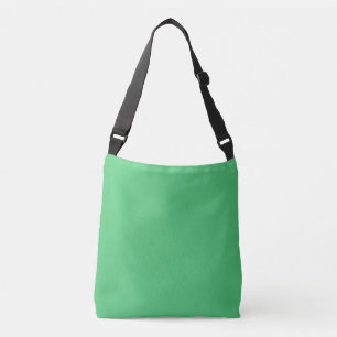 Emerald hex code 50c878 crossbody bag