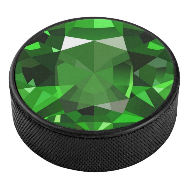 Emerald Hockey Puck (3/4)