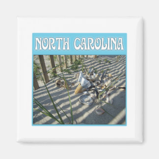 Emerald Isle Beach Seashell Collection Magnet