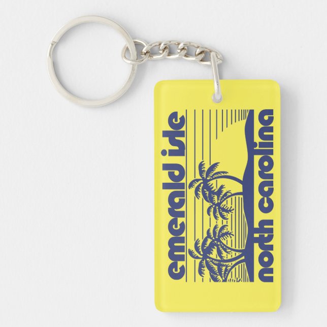 Emerald Isle,North Carolina Keychain (Front)