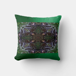 Emerald Jewel Pillow-Design 1 Throw Pillow