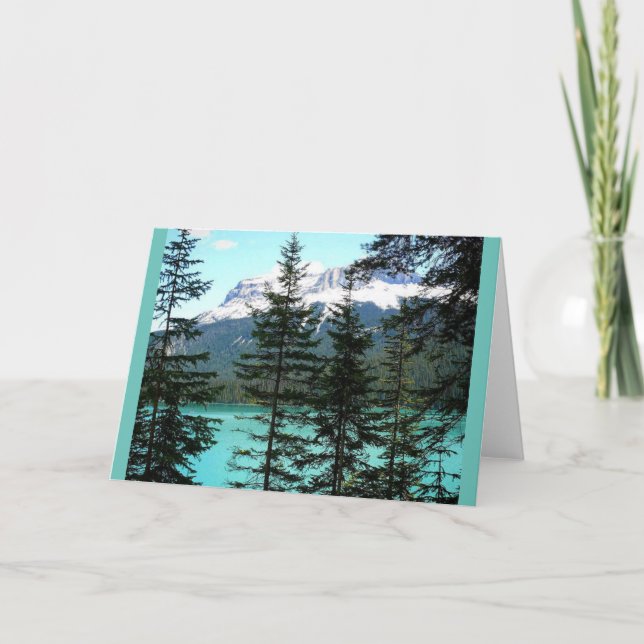 Emerald Lake, Canada Card (Front)