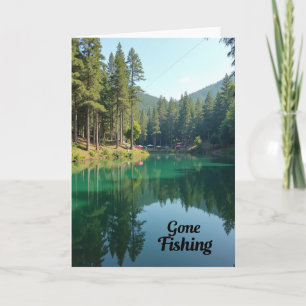 Emerald Lake Fathers Day Card
