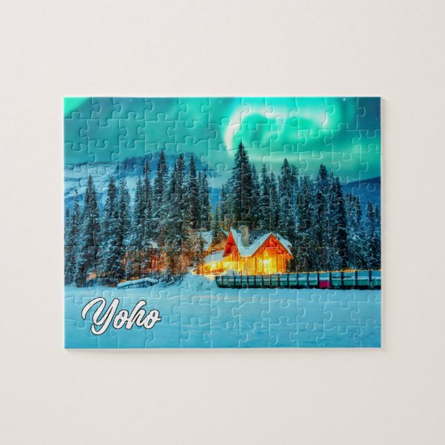 Emerald Lake & Lodge, Yoho National Park Jigsaw Puzzle (Horizontal)