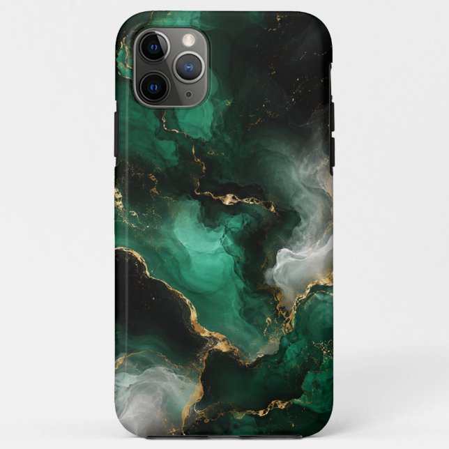 Emerald Marble iPhone 11 pro Case (Back)