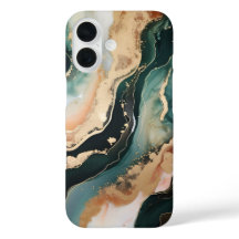 Emerald marble iPhone case with style and elegance