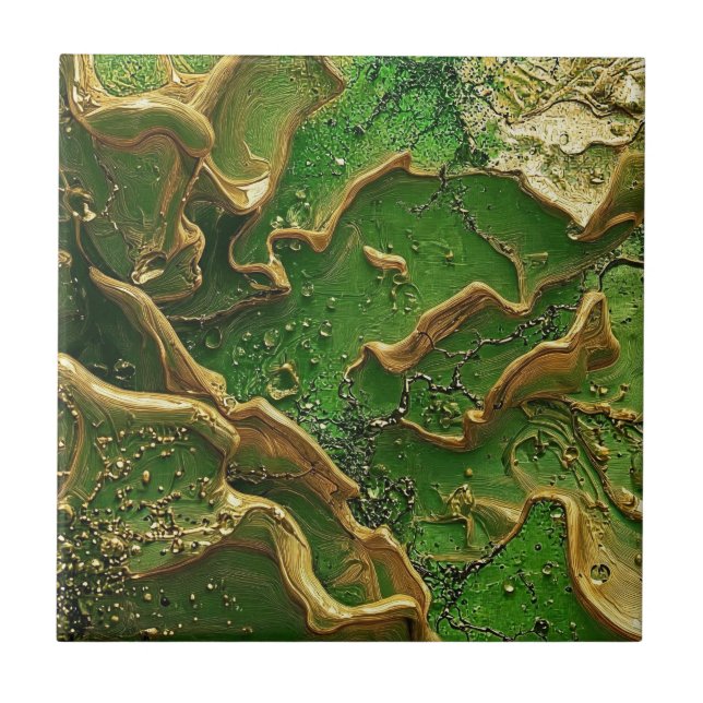 Emerald Motion Tile (Front)