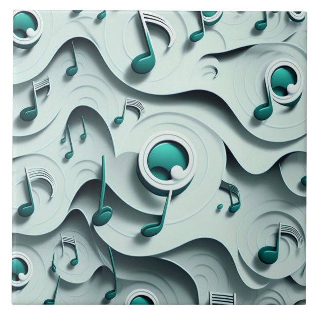 Emerald music theme tile (Front)